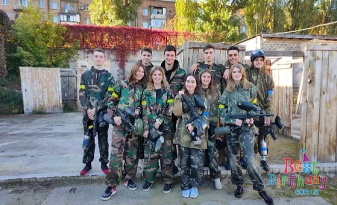 Пейнтбол та лазертаг на Подолі