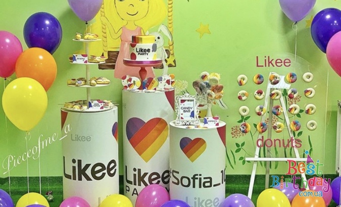 Кенді-бар на день народження в стилі Tik-Tok та Youtube